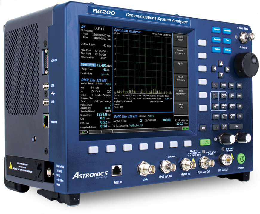 Astronics R8200 Communications System Analyzer