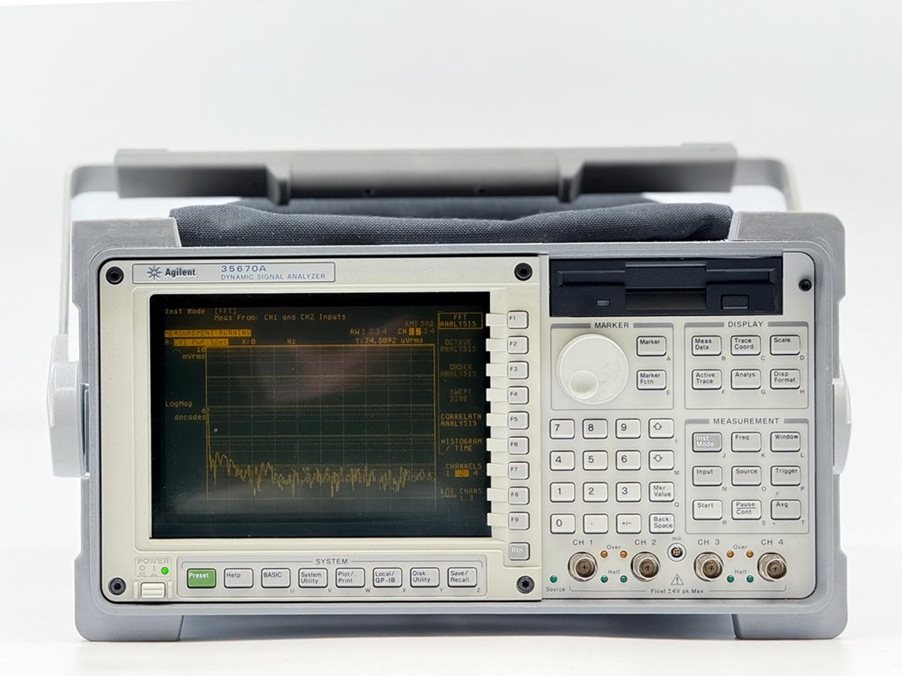 Keysight 35670A FFT Dynamic Signal Analyzer, DC-102.4 kHz Keysight 35670A FFT Dynamic Signal Analyzer, DC-102.4 kHz
