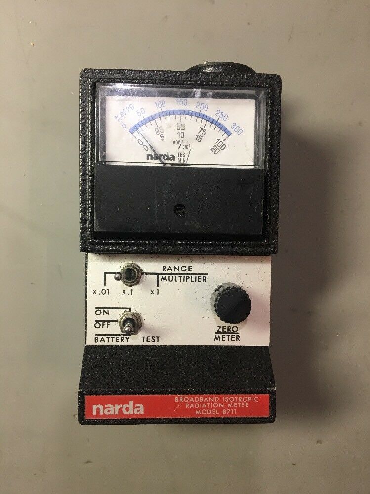 Image of Narda 8711 RF Survey Meter | 300 MHz - 40 GHz