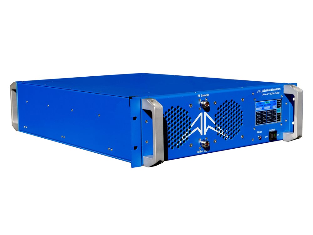 Advanced Amplifiers AA-2100M-500 Solid State Amplifier | 2 - 100MHz, 500W