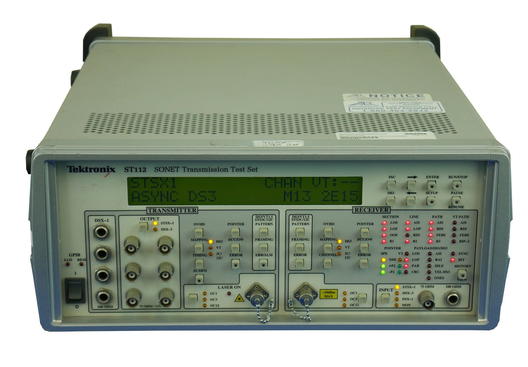 Image of Tektronix ST112 SONET Test Set