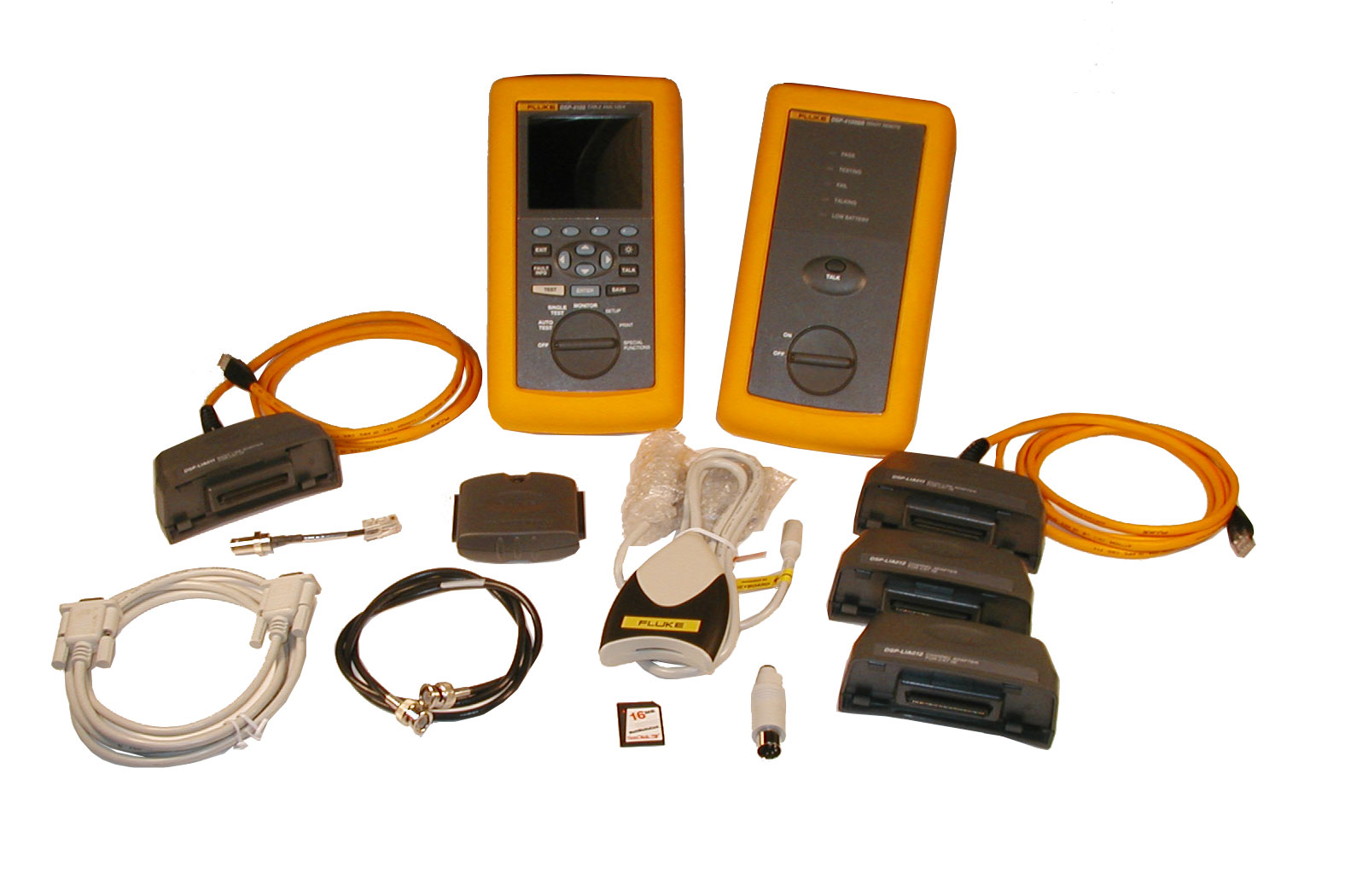 Image of Fluke DSP-4100 Digital Cable Analyzer - Cat and Fiber Image of Fluke DSP-4100 Digital Cable Analyzer - Cat and Fiber