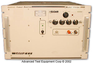 Image of Elgar 1751SX 1750VA AC Power Source