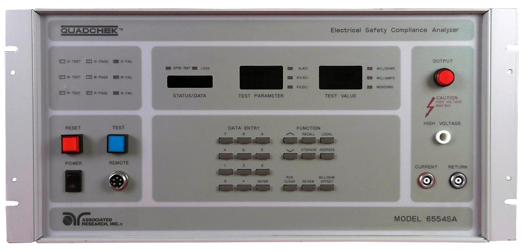 Image of Associated Research 6554SA Quadchek  Electrical Safety Analyzer